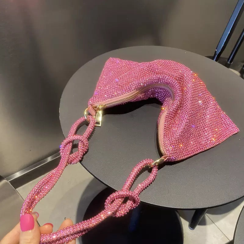 Rhinestone Rope Bag
