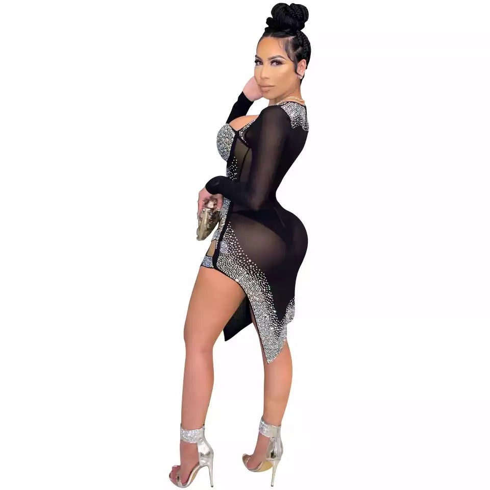 Sexy Side Cut Out Dress