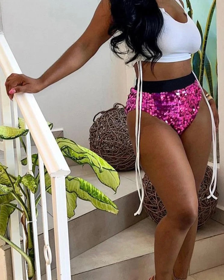 Sequin Booty Shorts