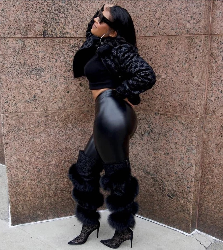 Wrap Around Fur Boots