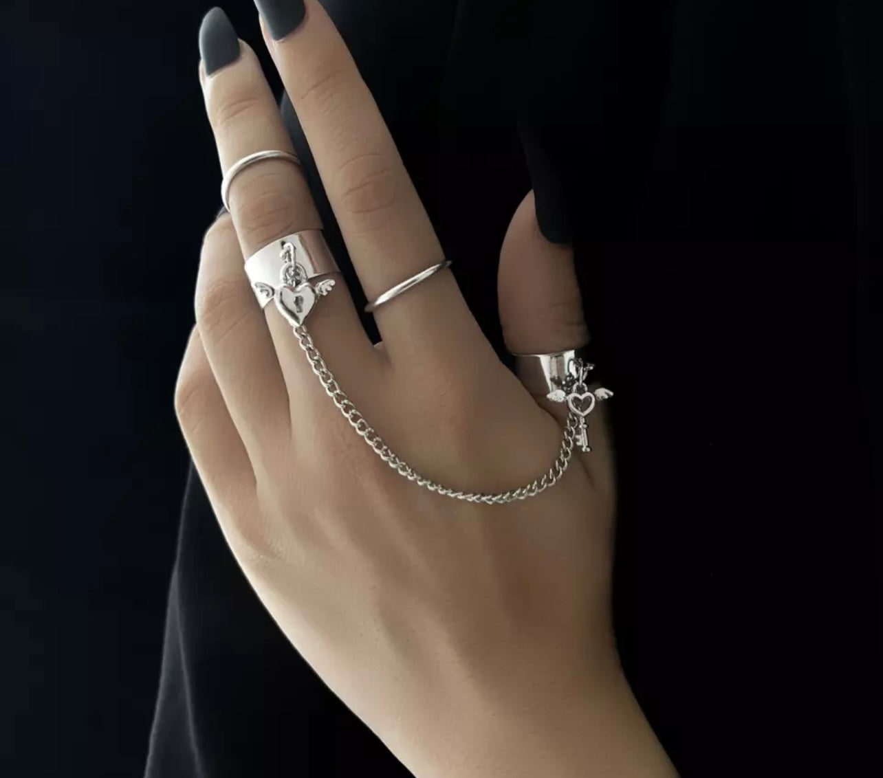 Gothic Ring Bracelet