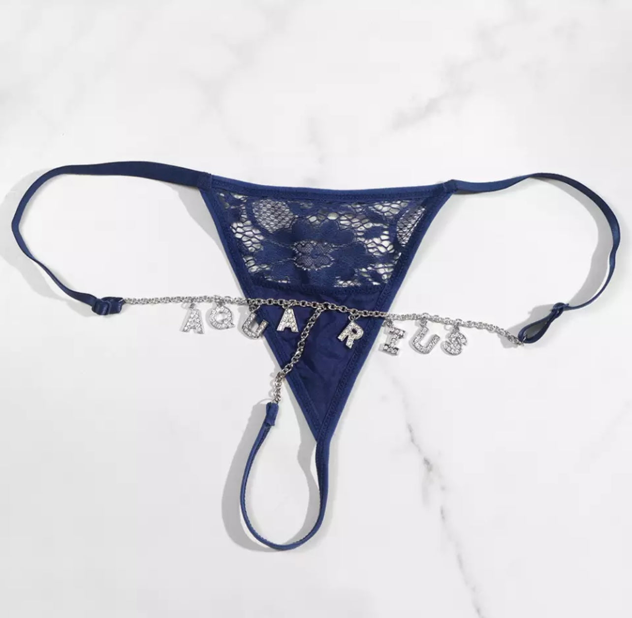 Zodiac Sign  Body Chain Thong