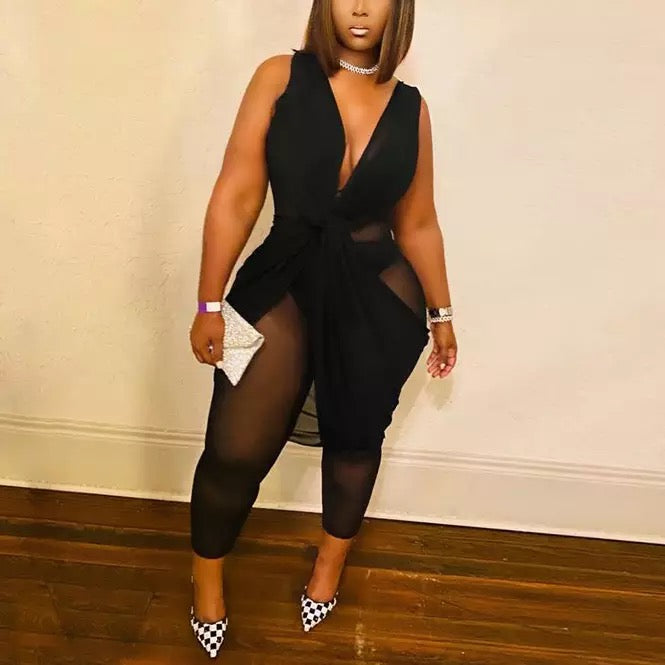 Plus  Size Casual Jumpsuit
