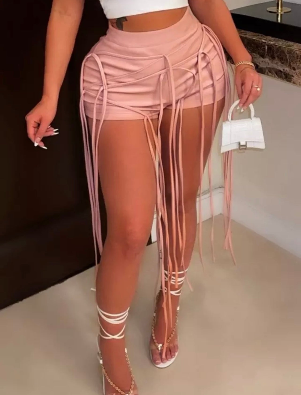 Tassel Mini Shorts