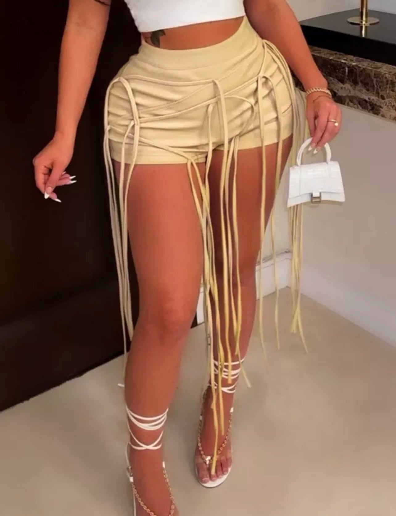 Tassel Mini Shorts