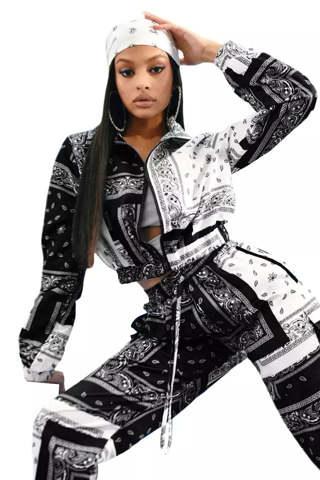 Bandanna Pants Set