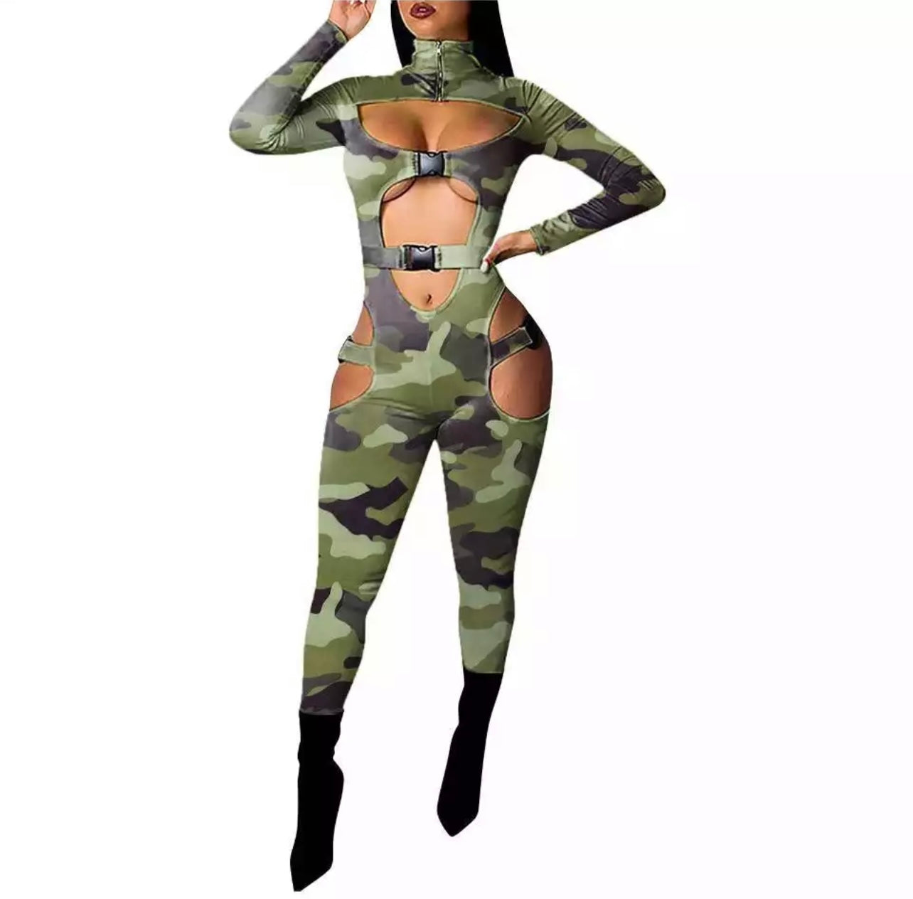 Cut-Out Jumpsuit