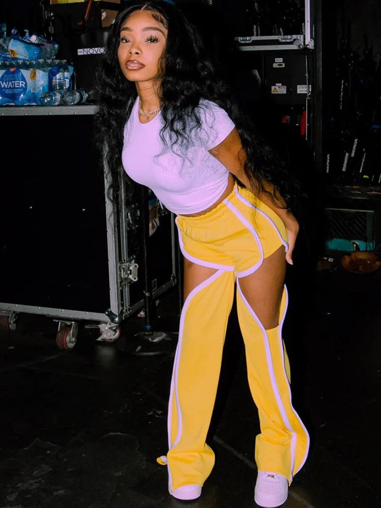 Cut out Baggy Pants
