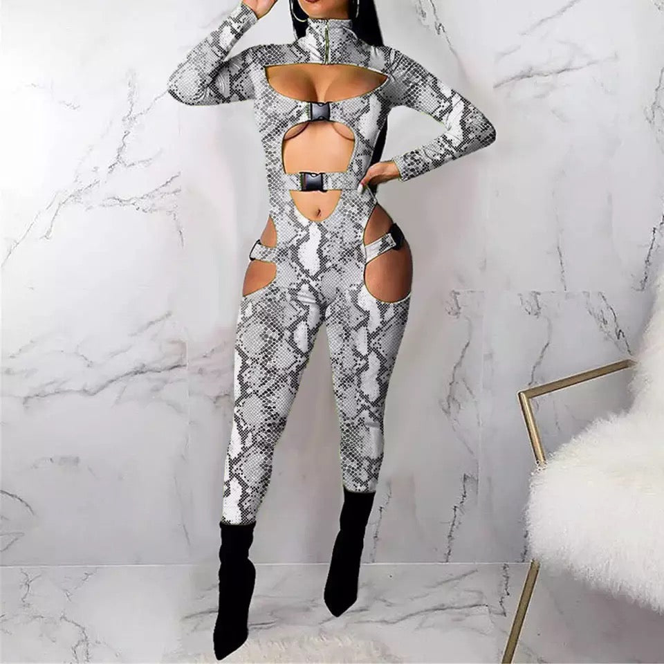 Cut-Out Jumpsuit