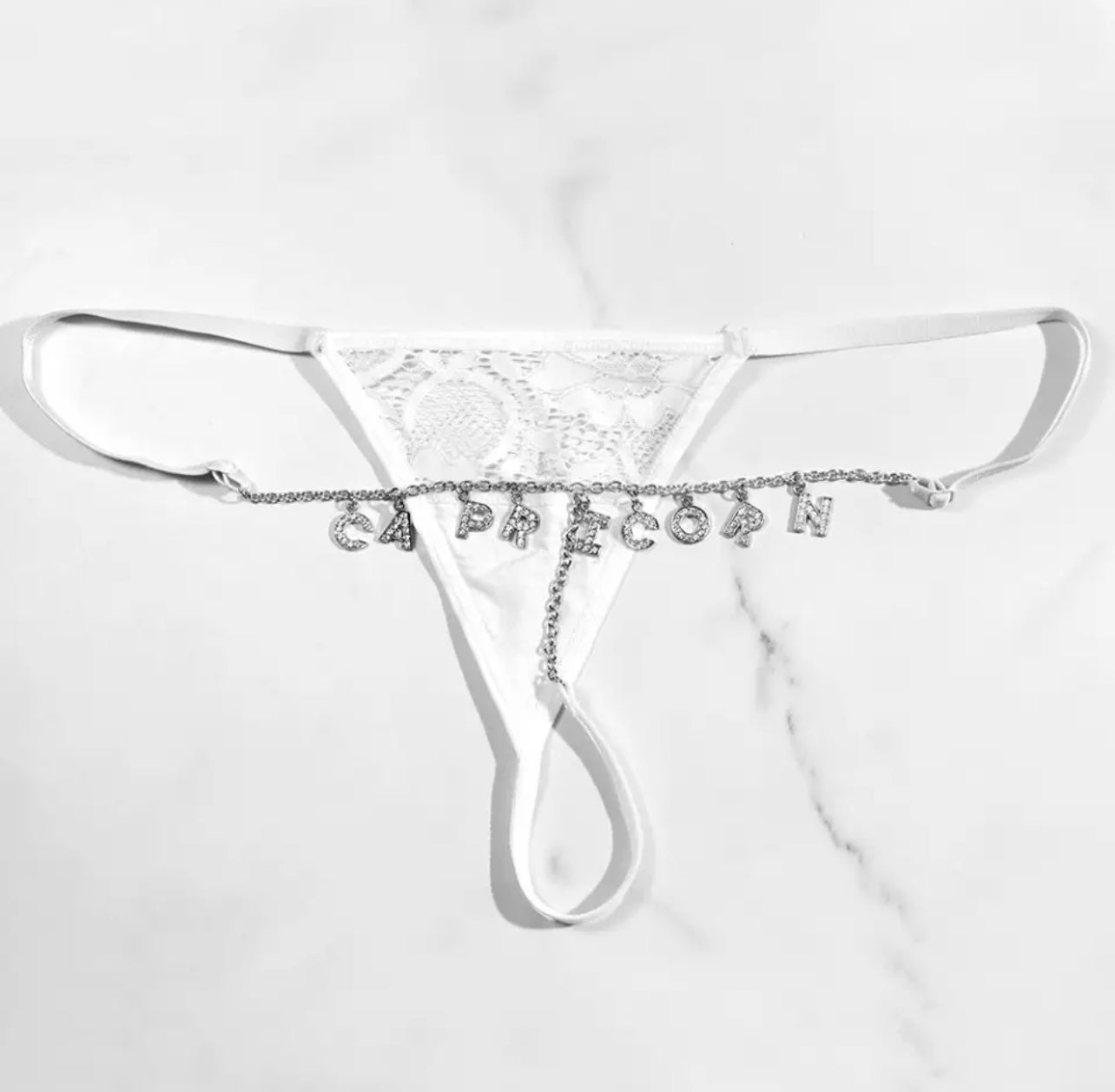 Zodiac Sign  Body Chain Thong