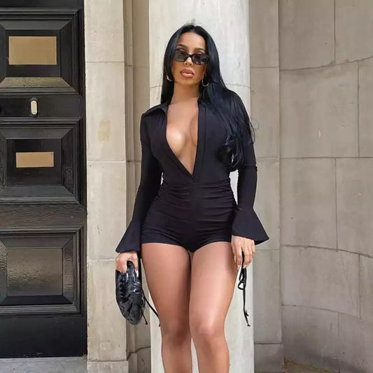 Drawstring Romper