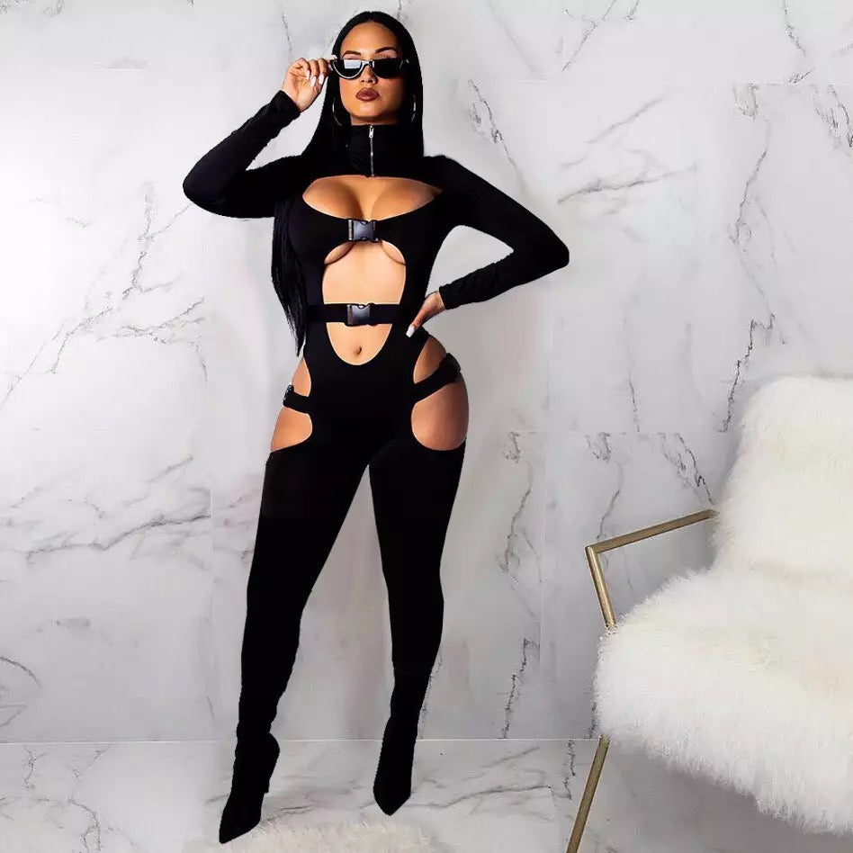 Cut-Out Jumpsuit